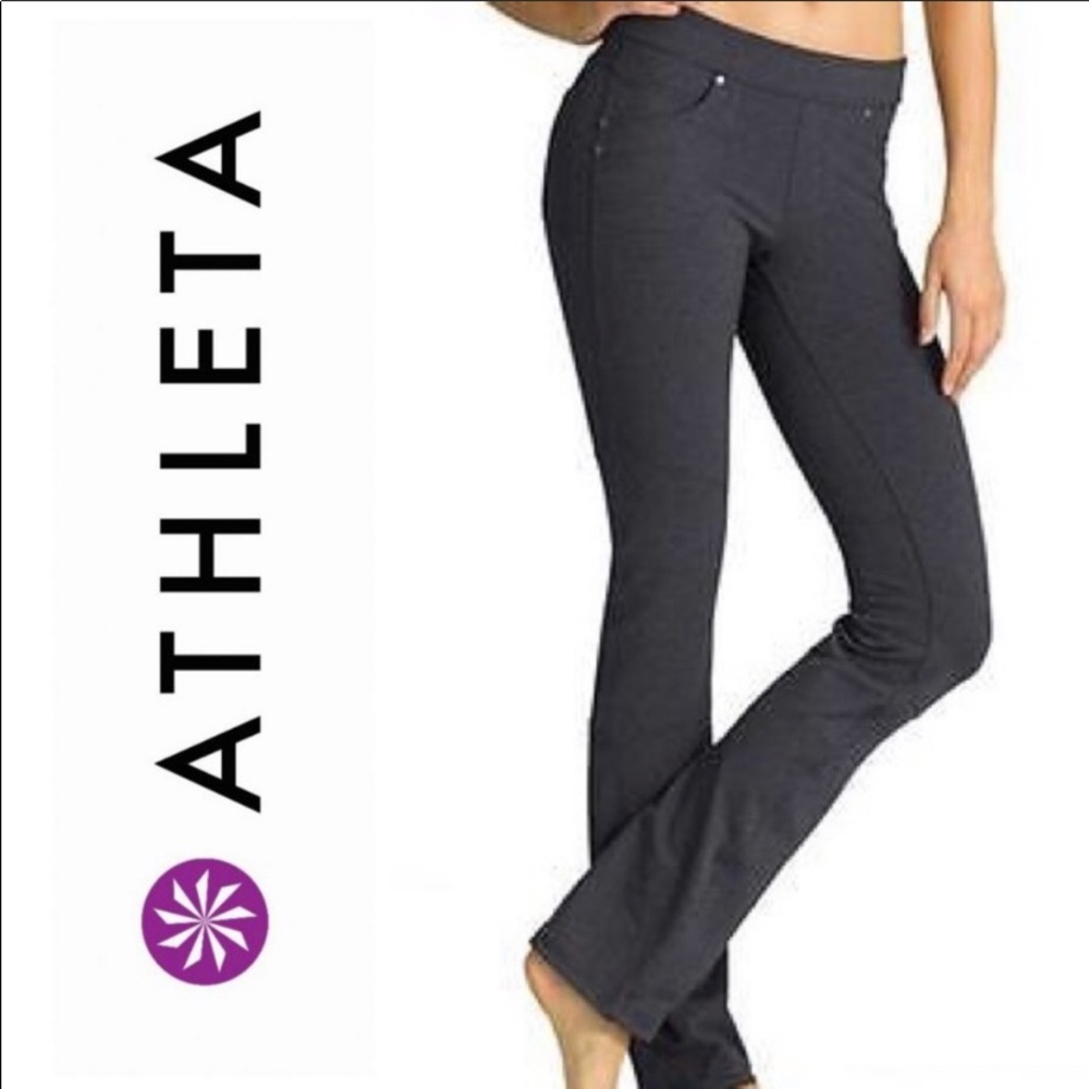 Athleta Dark Heather Grey Bettona Pant